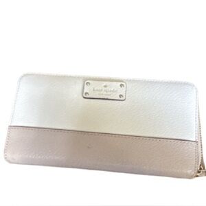 Kate Spade Grove Street Neda Cream & Tan Wallet